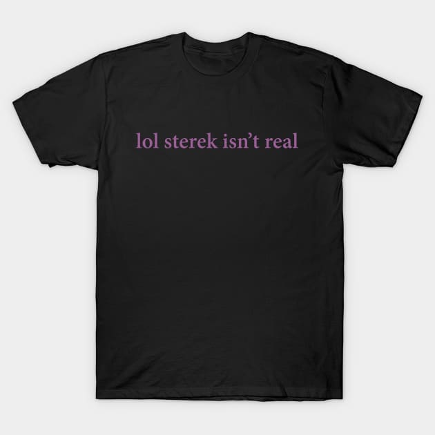 lol sterek isn't real T-Shirt by sassybanshee